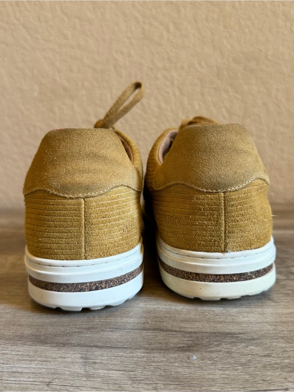 Birkenstock Bend Low Suede Leather Sneakers Embossed Corduroy ribbed suede - Picture 5 of 13